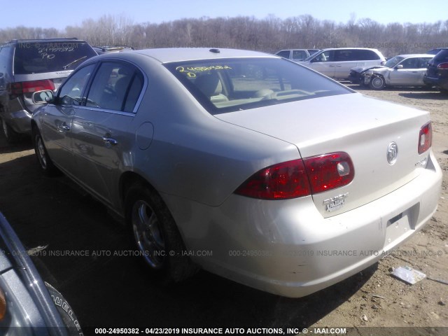 1G4HD57207U195513 - 2007 BUICK LUCERNE CXL GOLD photo 3