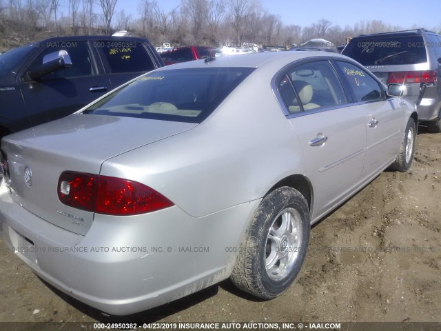 1G4HD57207U195513 - 2007 BUICK LUCERNE CXL GOLD photo 4