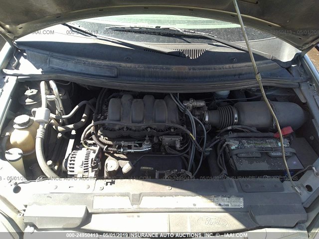 2FMZA5147YBC14489 - 2000 FORD WINDSTAR LX GRAY photo 10