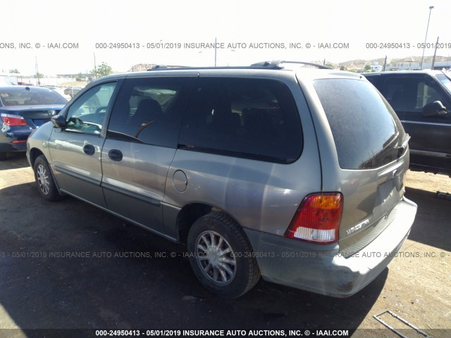 2FMZA5147YBC14489 - 2000 FORD WINDSTAR LX GRAY photo 3