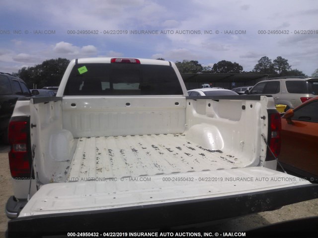 3GCPCSEC4EG516207 - 2014 CHEVROLET SILVERADO C1500 LTZ WHITE photo 8