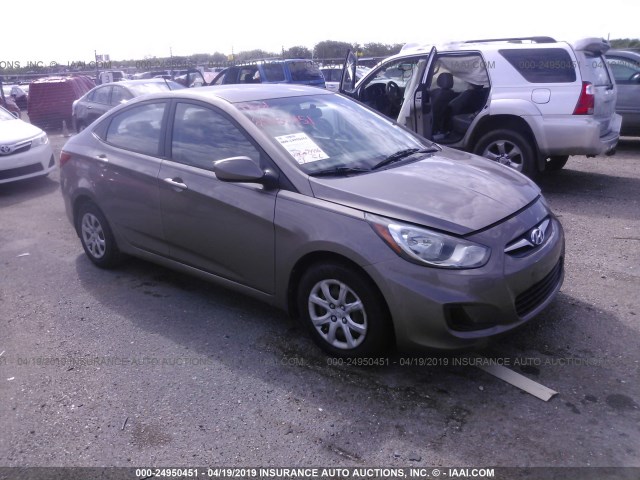 KMHCT4AE5DU305669 - 2013 HYUNDAI ACCENT GLS/GS Champagne photo 1