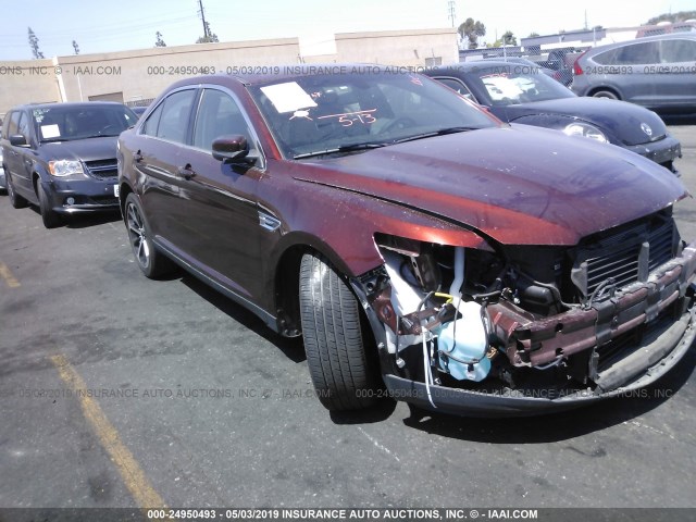 1FAHP2E89FG100662 - 2015 FORD TAURUS SEL BROWN photo 1