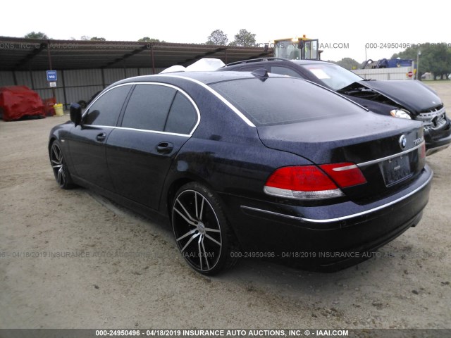 WBAHN83537DT74628 - 2007 BMW 750 BLACK photo 3