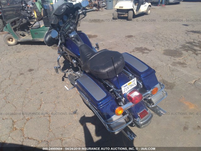 1HD1FC4307Y701298 - 2007 HARLEY-DAVIDSON FLHTCUI BLUE photo 3