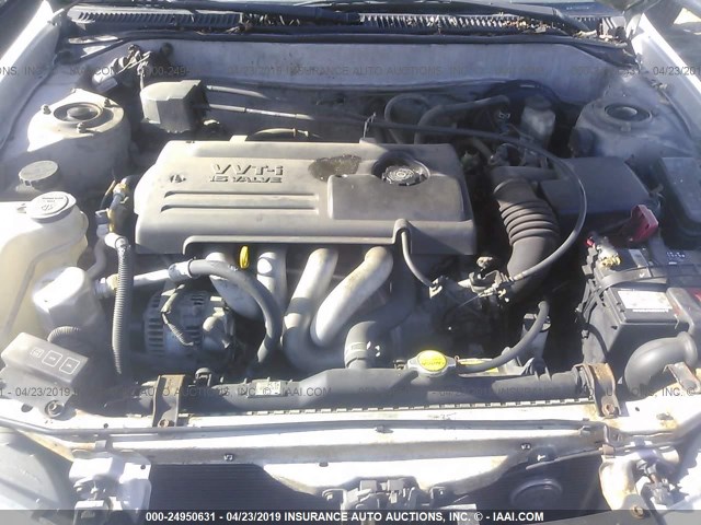 1Y1SK52831Z401361 - 2001 CHEVROLET GEO PRIZM LSI SILVER photo 10