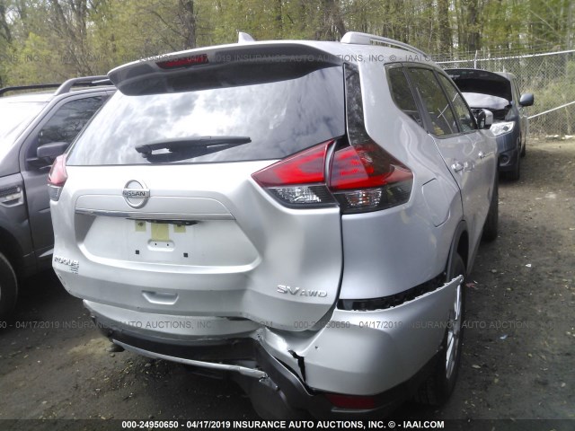 JN8AT2MV7JW303180 - 2018 NISSAN ROGUE S/SL/SV SILVER photo 4