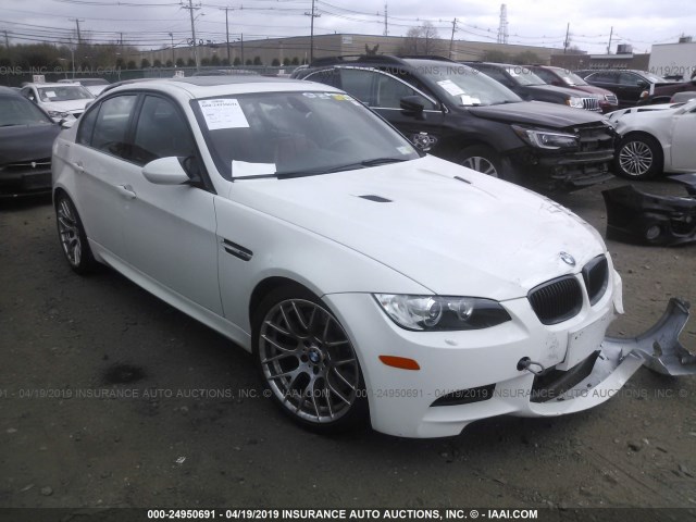 WBSPM9C56BE699082 - 2011 BMW M3 WHITE photo 1