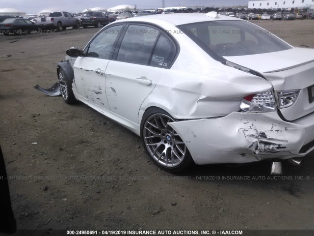 WBSPM9C56BE699082 - 2011 BMW M3 WHITE photo 6