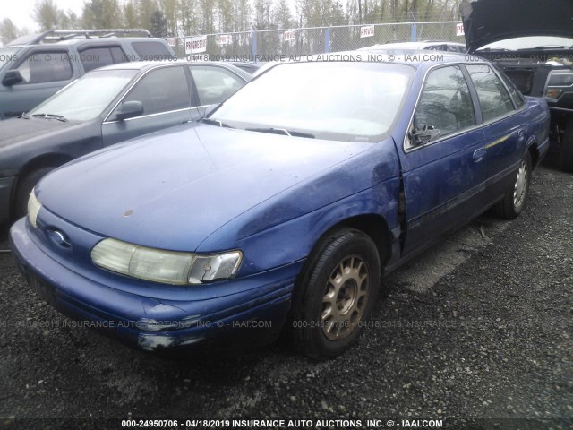 1FALP52U7RG190430 - 1994 FORD TAURUS GL BLUE photo 2