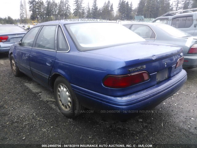 1FALP52U7RG190430 - 1994 FORD TAURUS GL BLUE photo 3