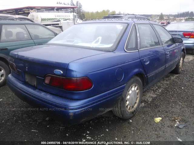 1FALP52U7RG190430 - 1994 FORD TAURUS GL BLUE photo 4