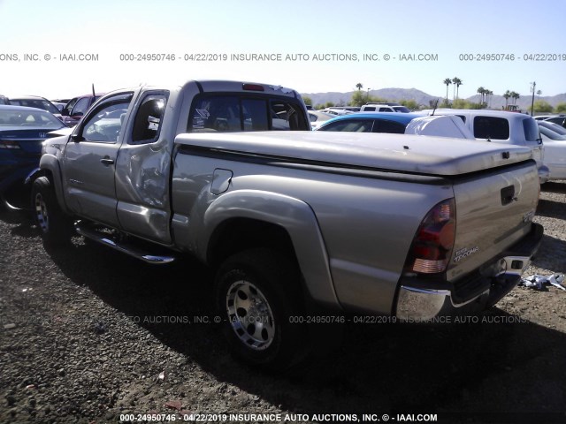 5TETU62N06Z264132 - 2006 TOYOTA TACOMA PRERUNNER ACCESS CAB GOLD photo 3