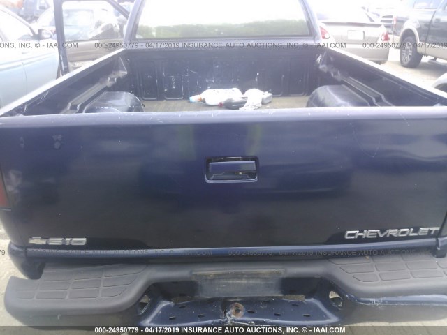 1GCCS19WX1K117451 - 2001 CHEVROLET S TRUCK S10 Dark Blue photo 8