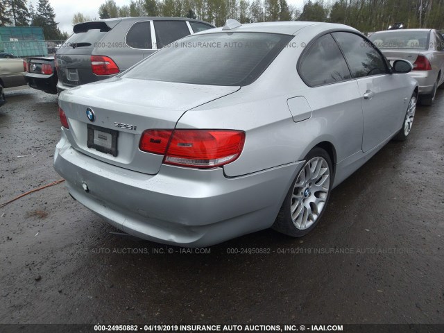 WBAWV53569P080227 - 2009 BMW 328 XI SULEV SILVER photo 4