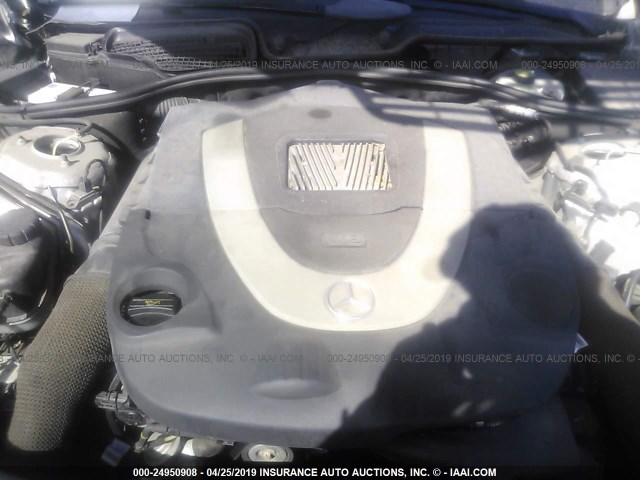 WDDNG86X58A157104 - 2008 MERCEDES-BENZ S 550 4MATIC SILVER photo 10