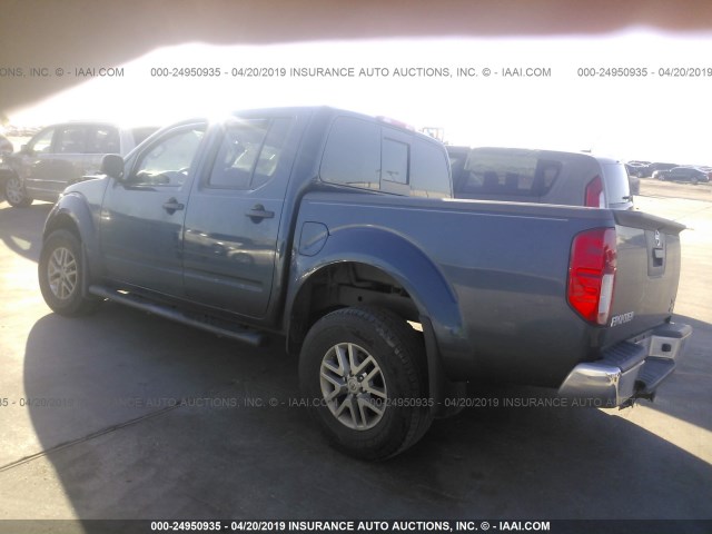 1N6DD0ER0HN718687 - 2017 NISSAN FRONTIER S/SV/SL/PRO-4X BLUE photo 3