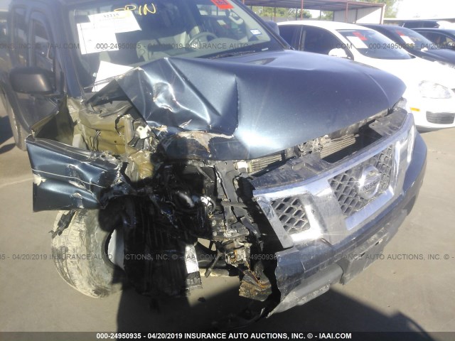 1N6DD0ER0HN718687 - 2017 NISSAN FRONTIER S/SV/SL/PRO-4X BLUE photo 6