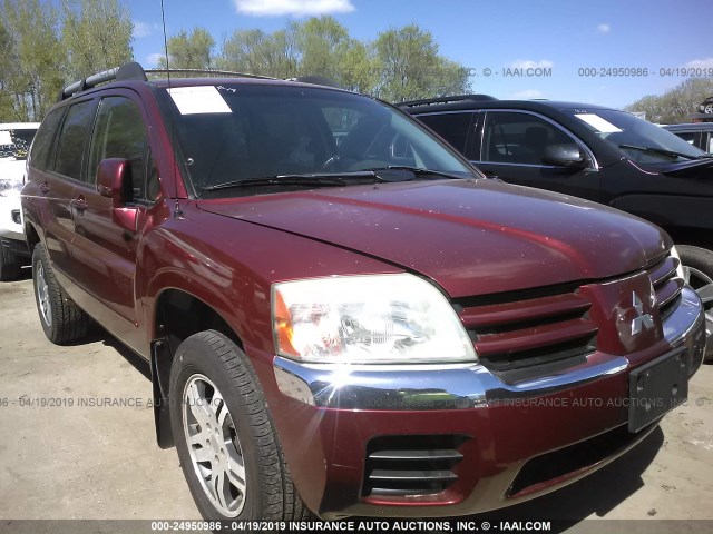 4A4MN31S94E003968 - 2004 MITSUBISHI ENDEAVOR XLS MAROON photo 1