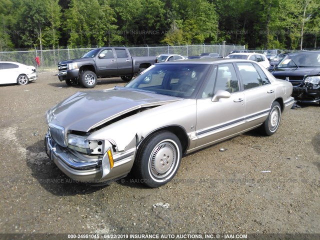 1G4CU5213SH654818 - 1995 BUICK PARK AVENUE ULTRA TAN photo 2