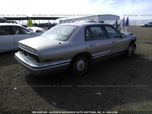 1G4CU5213SH654818 - 1995 BUICK PARK AVENUE ULTRA TAN photo 4