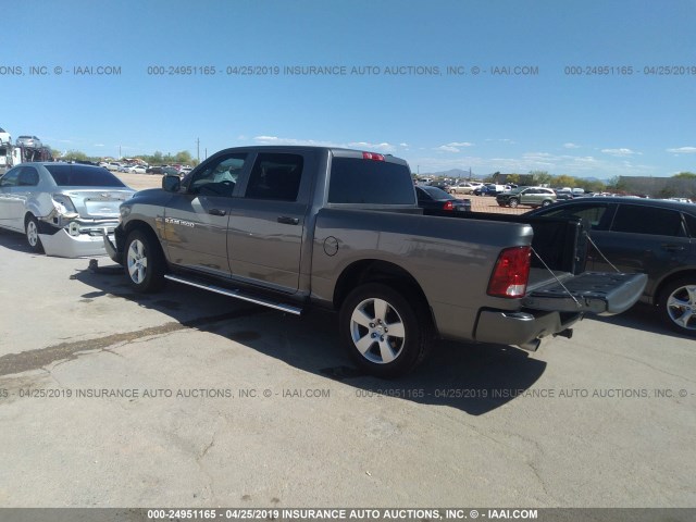 1C6RD6KT6CS170403 - 2012 DODGE RAM 1500 ST GRAY photo 3