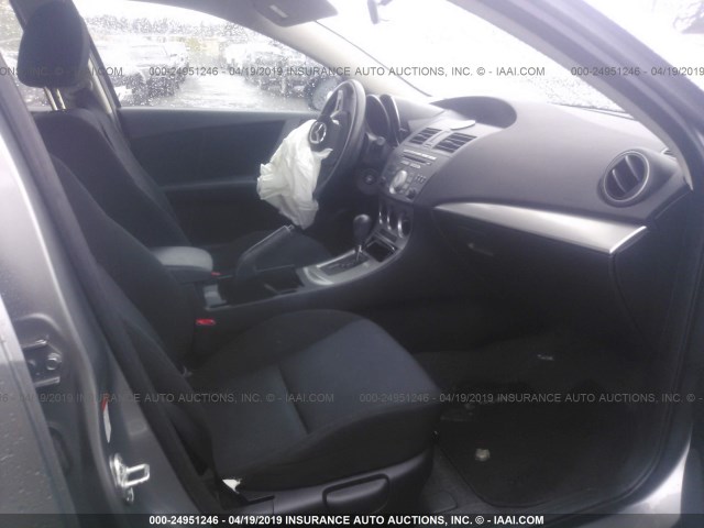 JM1BL1SG6A1295696 - 2010 MAZDA 3 I SILVER photo 5