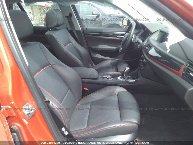 WBAVL1C54FVY31231 - 2015 BMW X1 XDRIVE28I ORANGE photo 5