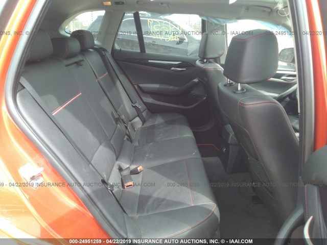 WBAVL1C54FVY31231 - 2015 BMW X1 XDRIVE28I ORANGE photo 8
