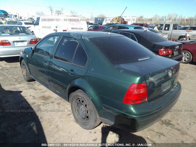 3VWSC29M2XM089382 - 1999 VOLKSWAGEN JETTA GLS GREEN photo 3