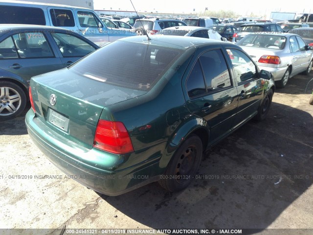 3VWSC29M2XM089382 - 1999 VOLKSWAGEN JETTA GLS GREEN photo 4