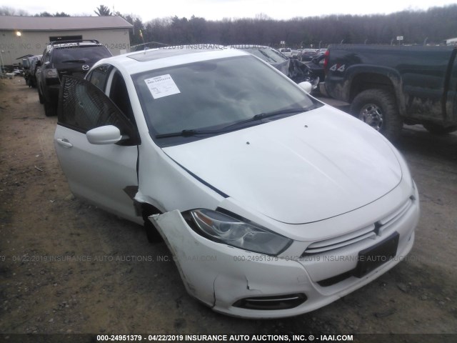 1C3CDFBA6DD347233 - 2013 DODGE DART SXT WHITE photo 1