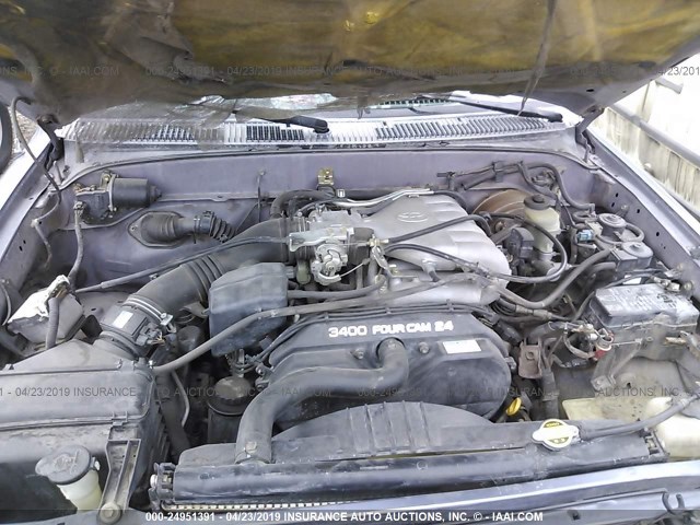 4TASN92N0WZ163965 - 1998 TOYOTA TACOMA XTRACAB PRERUNNER ნაცრისფერი ფოტო 10