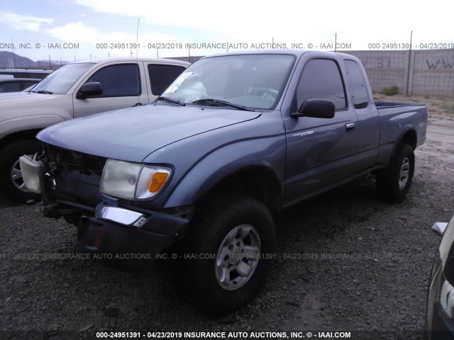 4TASN92N0WZ163965 - 1998 TOYOTA TACOMA XTRACAB PRERUNNER GRAY photo 2