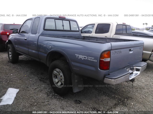 4TASN92N0WZ163965 - 1998 TOYOTA TACOMA XTRACAB PRERUNNER GRAY photo 3