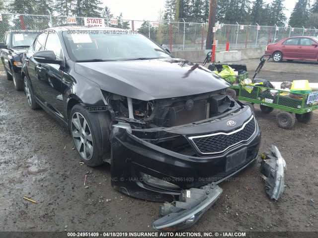 5XXGR4A62CG046429 - 2012 KIA OPTIMA SX BLACK photo 1