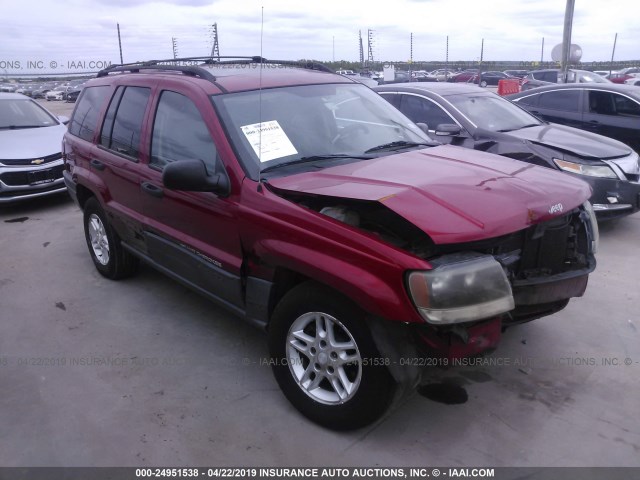 1J4GX48N14C401587 - 2004 JEEP GRAND CHEROKEE LAREDO/COLUMBIA/FREEDOM RED photo 1