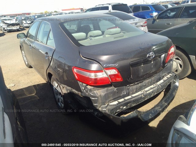 4T1BE46K69U851960 - 2009 TOYOTA CAMRY SE/LE/XLE GRAY photo 3