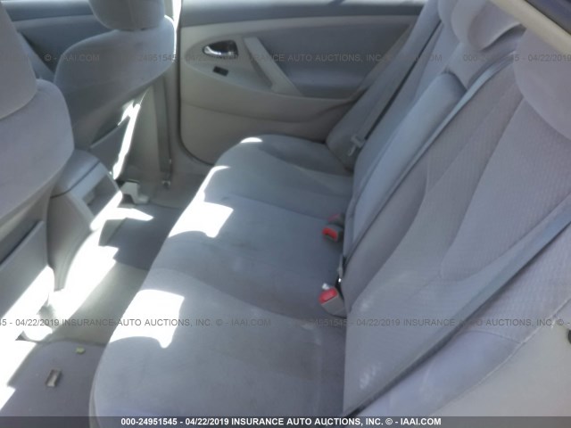 4T1BE46K69U851960 - 2009 TOYOTA CAMRY SE/LE/XLE GRAY photo 8