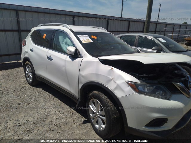 5N1AT2MTXEC778853 - 2014 NISSAN ROGUE S/SL/SV WHITE photo 6