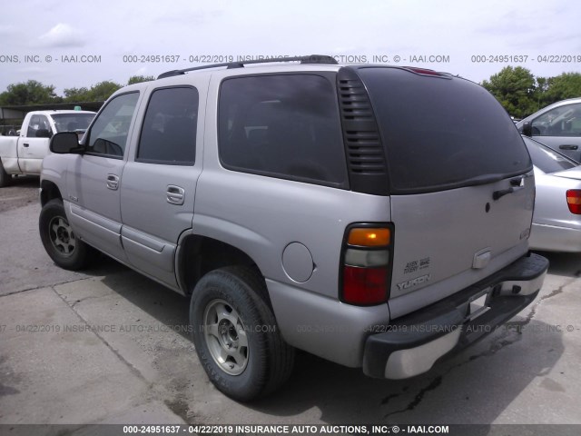 1GKEC13V35J193891 - 2005 GMC YUKON GRAY photo 3