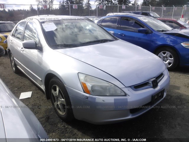 JHMCN36405C003527 - 2005 HONDA ACCORD HYBRID SILVER photo 1