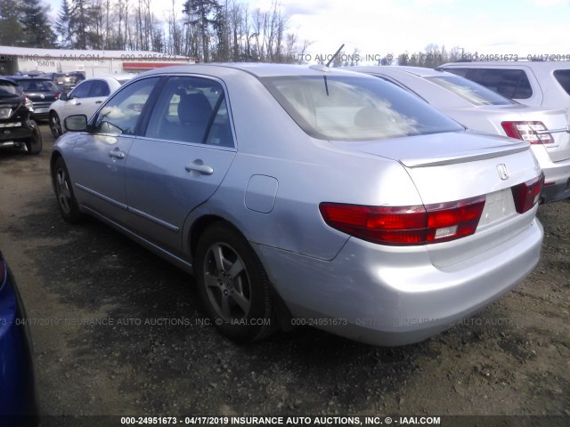 JHMCN36405C003527 - 2005 HONDA ACCORD HYBRID SILVER photo 3