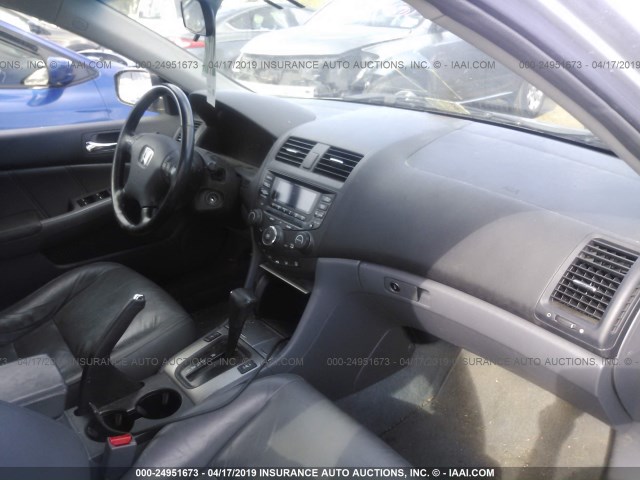 JHMCN36405C003527 - 2005 HONDA ACCORD HYBRID SILVER photo 5