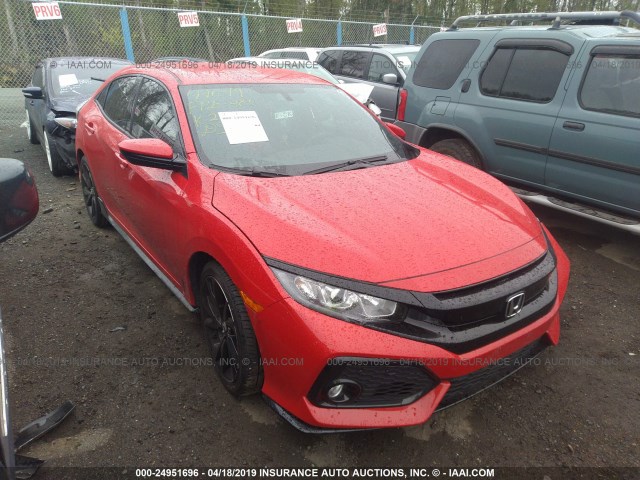 SHHFK7H47HU404901 - 2017 HONDA CIVIC SPORT 红色 照片 1