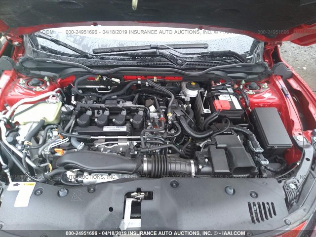 SHHFK7H47HU404901 - 2017 HONDA CIVIC SPORT 红色 照片 10