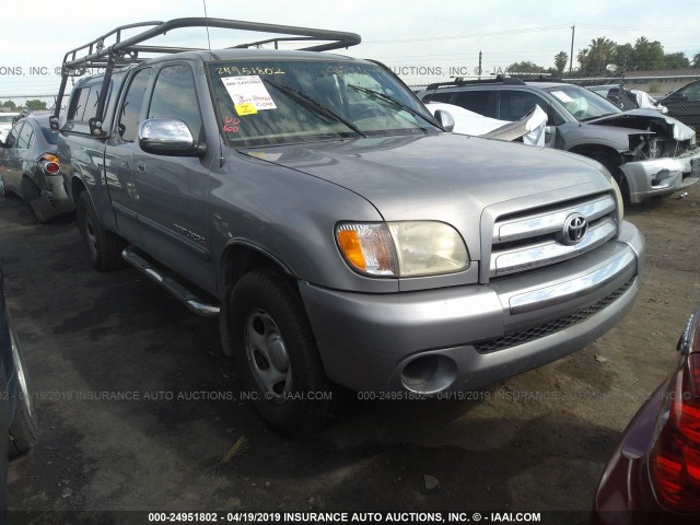 5TBRN34133S410136 - 2003 TOYOTA TUNDRA ACCESS CAB SR5 SILVER photo 1