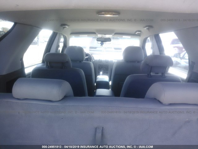 1FMZK02185GA75501 - 2005 FORD FREESTYLE SEL BLUE photo 8