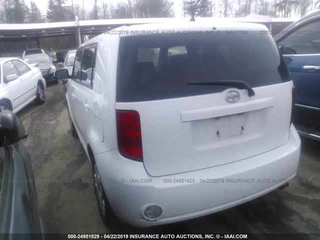 JTLKE50E681011856 - 2008 TOYOTA SCION XB 白色 照片 3