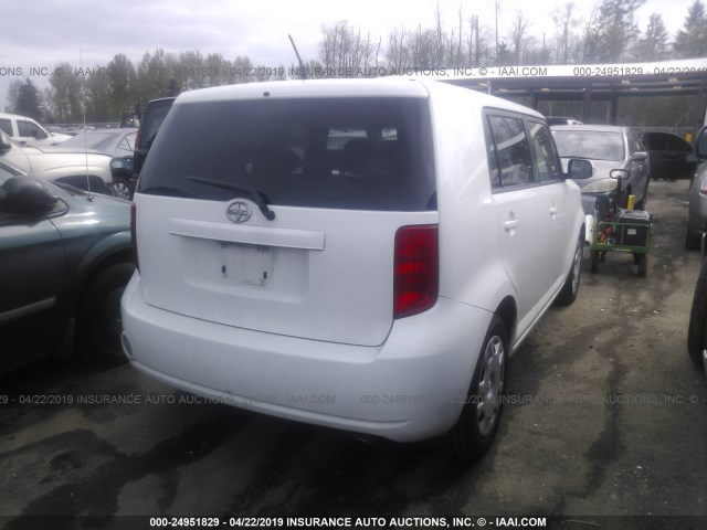 JTLKE50E681011856 - 2008 TOYOTA SCION XB 白色 照片 4